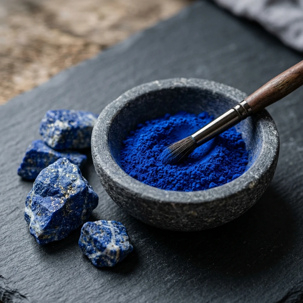 Lapis Lazuli Stones and Pigment