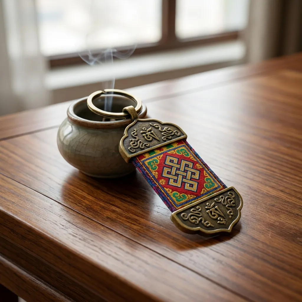 Traditional Wealth Talisman Keychain