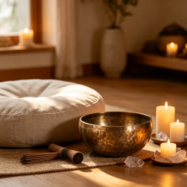 Large Full Moon Singing Bowl