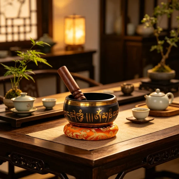 Tibetan Mantra Singing Bowl Set