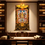 Manjushri Bodhisattva Thangka Painting