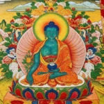 Medicine Buddha Thangka Painting - Image 2