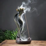 Tall Lotus Backflow Incense Burner - Image 3