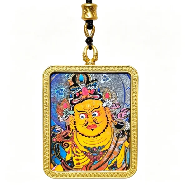 Yellow Jambhala Wealth Pendant