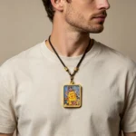 Yellow Jambhala Wealth Pendant - Image 3
