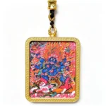 Six-Armed Mahakala Thangka Pendant