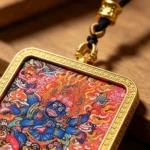 Six-Armed Mahakala Thangka Pendant - Image 2