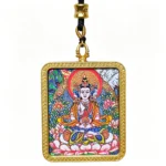 Vairocana Buddha Thangka Pendant